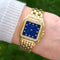 CARTIER - Panthère watch Lapis Lazuli Dial, diamonds 58 Facettes