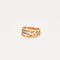Bague 53 Bague croisée moderne 58 Facettes 2512