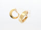 Boucles d'oreilles vintage boucles d'oreilles oj perrin creoles larges or jaune 18k 20gr s 58 Facettes 265448