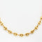 Bague Chaine Grains de café massive or jaune 58 Facettes