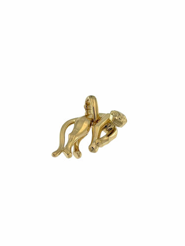 Pendentif Cartier Pendentif Panthère suspendu en or jaune 18 carats 58 Facettes