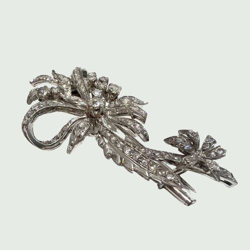 Broche BROCHE AU DESIGN RÉTRO DES ANNÉES 40 - Réf. Q570A (809) 58 Facettes Q570A (809)
