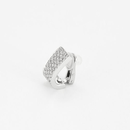 Boucles d'oreilles Boucles d'oreilles or blanc et diamants 58 Facettes B250362