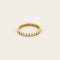 Bague 52 Alliance américaine en or jaune et diamants 58 Facettes CHAL0180