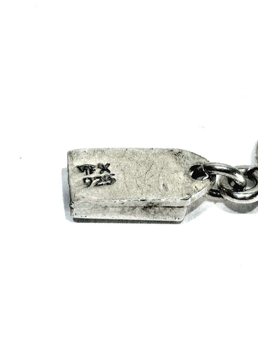 Bracelet Bracelet à motifs de feuilles en argent massif 58 Facettes