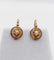 Boucles d'oreilles Dormeuses victoriennes or rose et perles (circa 1890) 58 Facettes A05887