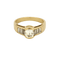 Bague 55 Bague solitaire en or jaune et diamants 58 Facettes SNA1729X2
