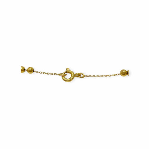 Collier Collier boules en or jaune 58 Facettes 330079221