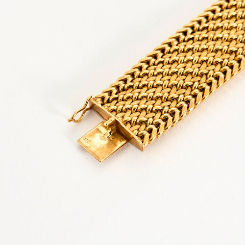 Bracelet Bracelet en Or jaune 18k 58 Facettes MON1004