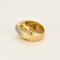 Bague 54 Bague en or jaune, blanc et diamants 58 Facettes DRE1471