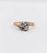 Bague toi et moi or rose, diamants taille ancienne (circa 1900) 58 Facettes A06235