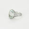 Bague 52 Bague en Or blanc 18k Aquamarine 58 Facettes CHA5651