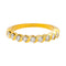 Bague 52 Bague Demi-alliance Or jaune Diamant 58 Facettes 4242529CN