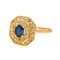 Bague 52 Bague Or rose Saphir, Diamant 58 Facettes 4635512CN