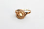 Bague 57 Bague pièce 2 pesos mexicain or jaune 58 Facettes 250356