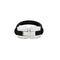 FRED - Move one - Bague en or blanc et cordon en caoutchouc