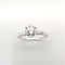 Bague 52 Bague solitaire Or blanc Diamant 58 Facettes