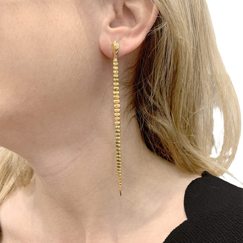 Boucles d'oreilles Boucles d'oreilles TIFFANY & CO x Elsa Peretti, « Snake » », or jaune. 58 Facettes 35090