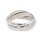 Bague Cartier Bague Trinity Or blanc 58 Facettes 3806939CN
