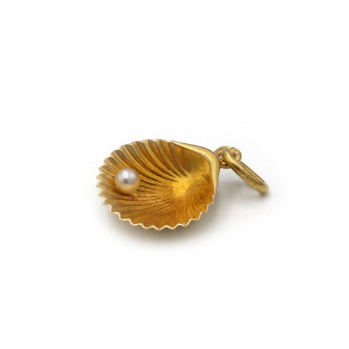 Pendentif Pendentif Coquillage - Or et Perle 58 Facettes 250361R