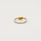 Bague Bague avec motif coeur en or jaune et platine 58 Facettes LP603/4