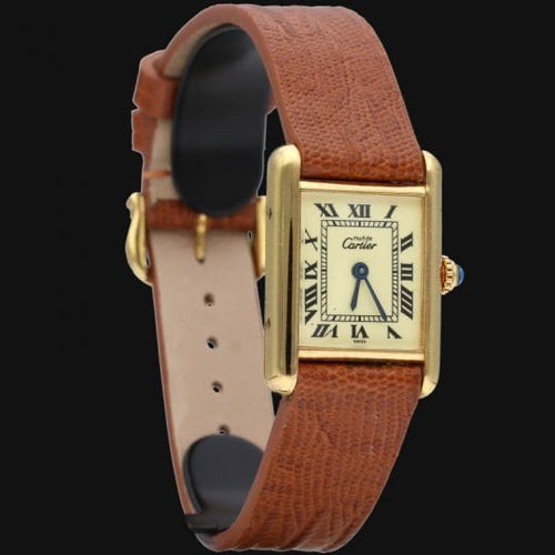 Montre Cartier Montre Tank Vermeil 58 Facettes MT43331