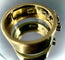 Bague 58 Bague bandeau en or jaune diamants 58 Facettes