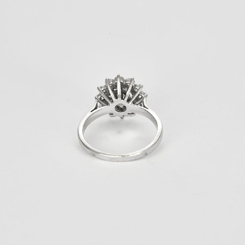 Bague 51.5 Bague Marguerite or blanc et diamants 58 Facettes 250001