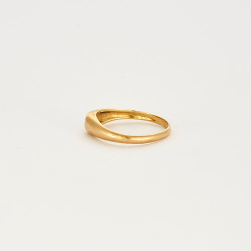 Bague 52 Chevalière or jaune Diamant 58 Facettes LP555/10