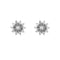 Boucles d'oreilles Boucles d'oreilles fleurs or blanc et diamants 58 Facettes 250255