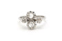 Bague 58 Bague Art Déco en or blanc sertie de diamants 58 Facettes 19736