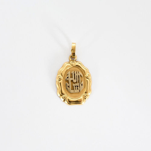 Pendentif Pendentif en or jaune et blanc 58 Facettes LP838