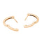 Boucles d'oreilles Ginette NY Boucles d'oreilles Créoles Hoop Or rose 58 Facettes 2678577CN