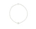 Bracciale in oro bianco con diamante Ct 0,05