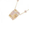 Collier GUCCI - Collier en or rose et saphirs roses 58 Facettes 163383J85408065
