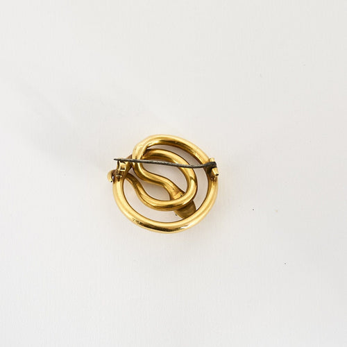 Broche Broche Serpent Or jaune 58 Facettes SBR1754