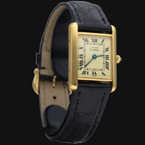 Montre Cartier Montre Tank Vermeil 58 Facettes MT41710