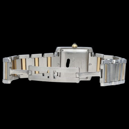 Montre Cartier Montre Tank Francaise Moyen Or Acier 58 Facettes MT36303