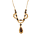 Collier Collier draperie or jaune, grenats 58 Facettes PER1505