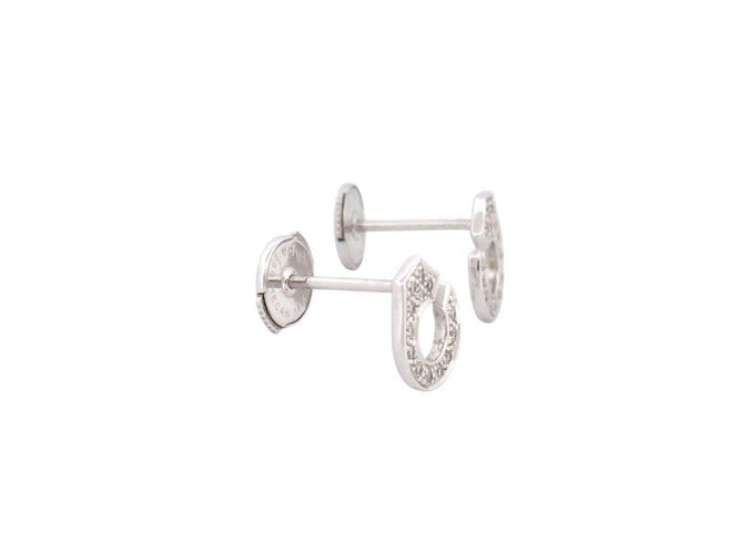 Boucles d'oreilles boucles d'oreilles DINH VAN menottes r7.5 867322 or 18k & 26 diamants 58 Facettes 266829