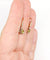 Boucles d'oreilles Dormeuses antique or jaune péridot en serti griffes 58 Facettes A05288