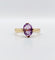 Bague 53.5 Bague cocktail art deco or jaune 18k ornée d'une améthyste 2,12 carats en sertis griffes 58 Facettes A04967