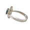 Bague 53 BAGUE EN PLATINE DE STYLE ART DÉCO AVEC DIAMANTS DE 0,38 ct ET SAPHIR DE 1,05 ct 58 Facettes Q337B