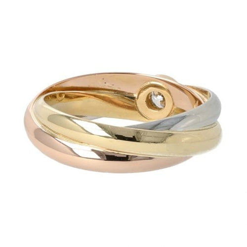 Bague Bague 3 Ors Diamant 58 Facettes 4188