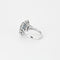 Bague 54 Bague panier en or blanc, diamants et saphir de 3 carats. 58 Facettes