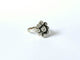 Bague 50 Bague or blanc et diamants 58 Facettes