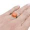 Bague 49 Bague Pomellato "Capri" en or rose, corail et tsavorites. 58 Facettes 34455