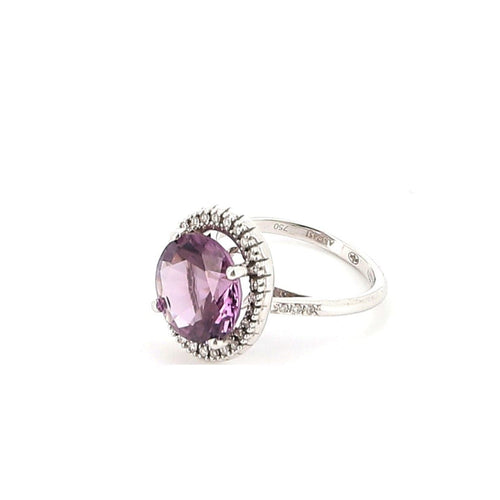 Bague 52 MAUBOUSSIN - Bague Améthyste or blanc et diamants 58 Facettes 65402