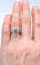 Bague 53 Bague marquise or gris, émeraude, diamant 58 Facettes