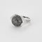 Bague 52 Bague en or blanc, diamants blancs et noirs 58 Facettes GU180